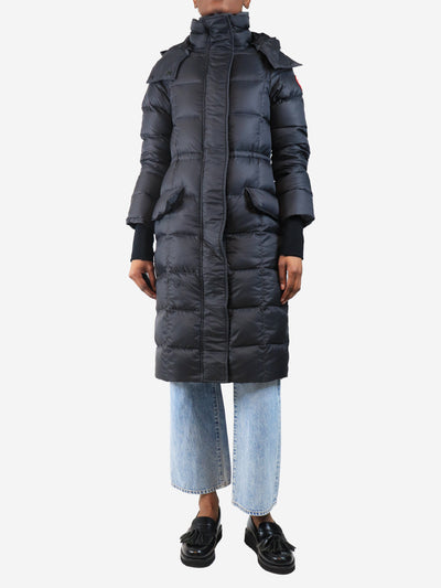 Graphite hooded puffer coat - size XS Coats & Jackets Canada Goose 