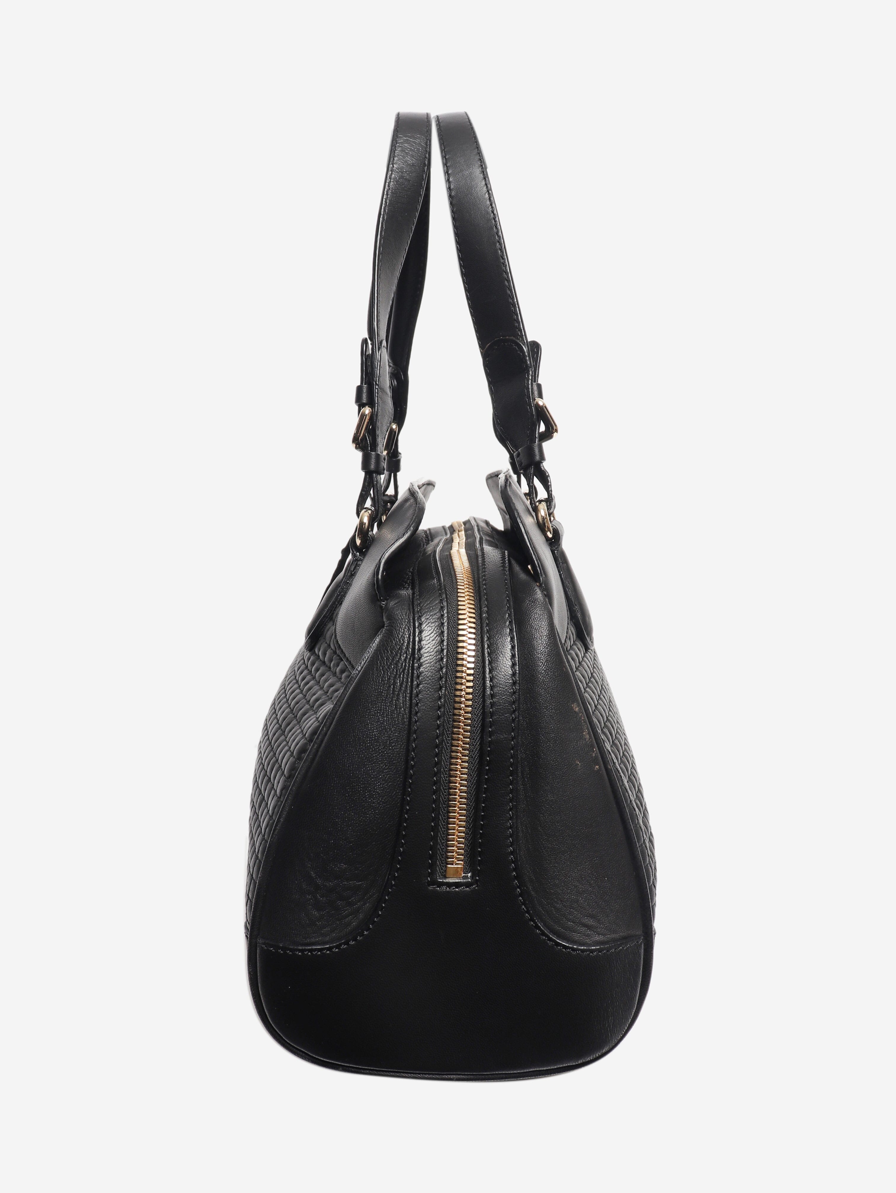 Black quilted shoulder bag Shoulder bags Giorgio Armani 
