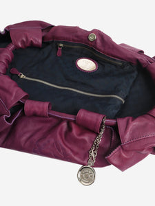 Loewe Purple Nappa Aire Anagram bag