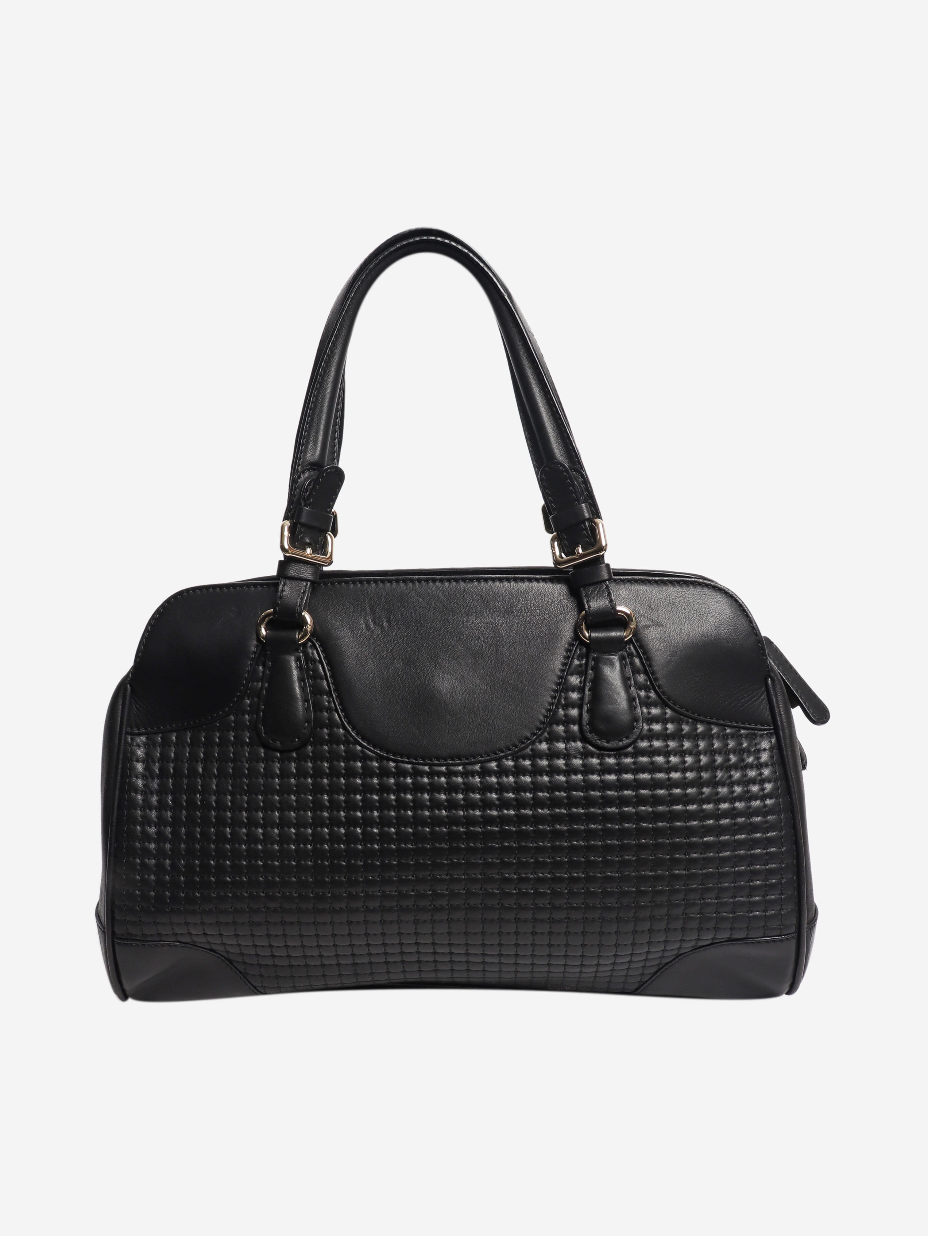 Black quilted shoulder bag Shoulder bags Giorgio Armani 