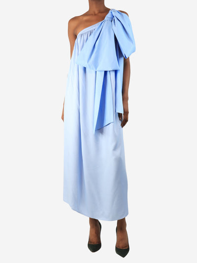 Powder blue one-shoulder bow dress - size XS Dresses Sleeper 