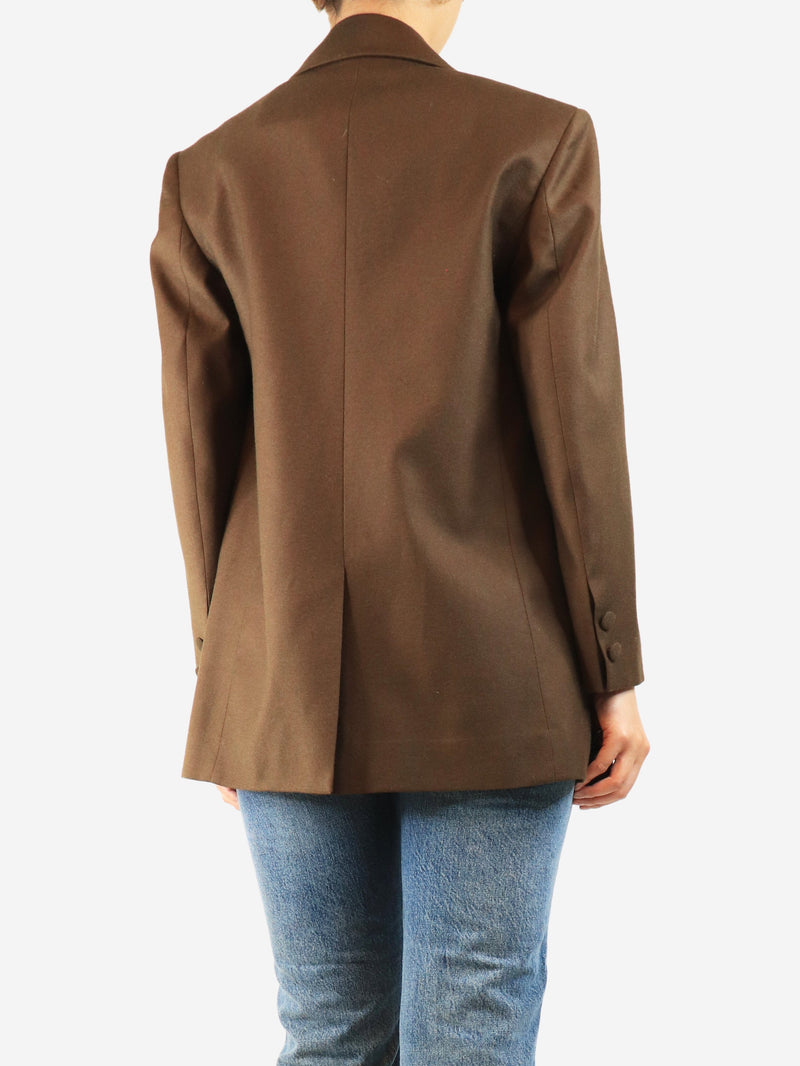 Brown wool blazer - size UK 10 Coats & Jackets Emilia Wickstead 