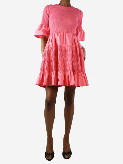 Pink smocked dress - size UK 8 Dresses Molly Goddard 