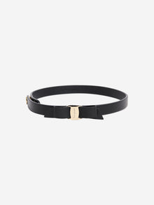 Black leather chocker Necklaces Salvatore Ferragamo 
