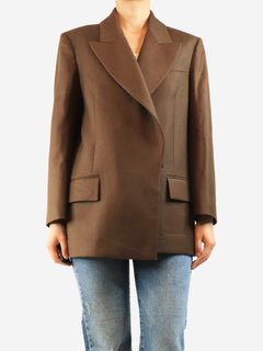 Brown wool blazer - size UK 10 Coats & Jackets Emilia Wickstead 
