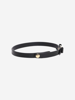 Black leather chocker Necklaces Salvatore Ferragamo 