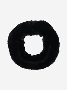 Goldbergh Goldbergh Black faux fur elasticated headband - size