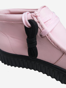 Clarks x Martine Rose Light pink Torhill Hi leather boots - size EU 42