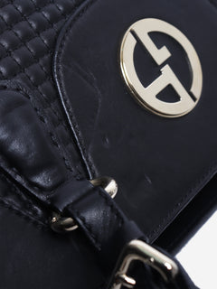 Black quilted shoulder bag Shoulder bags Giorgio Armani 