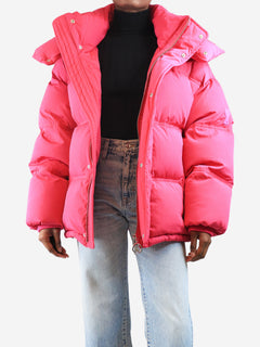 Pink hooded puffer coat - size XS Coats & Jackets ami 