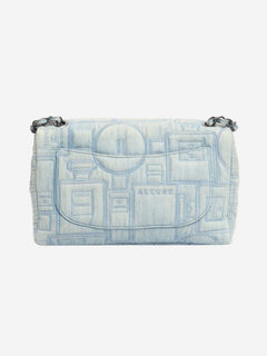 Blue 2016 jumbo denim perfume Classic Single Flap bag Shoulder bags Chanel 