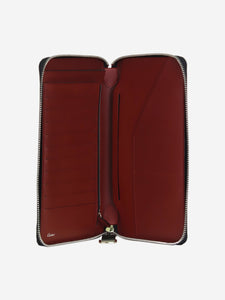 Cartier Black leather travel wallet