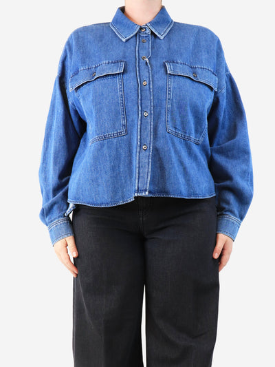 Blue denim shirt - size UK 16 Tops Weekend Max Mara 