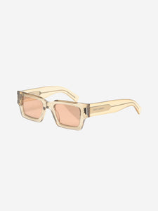 Saint Laurent Yellow transparent sunglasses