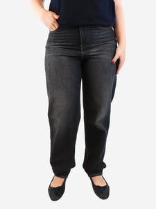 Isabel Marant Etoile Grey straight-leg jeans - size UK 14
