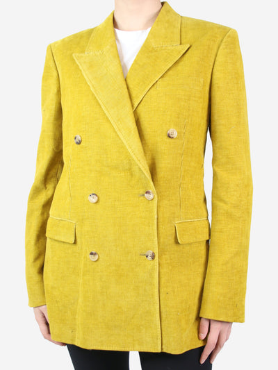 Green double-breasted corduroy blazer - size IT 42 Coats & Jackets Gabriela Hearst 