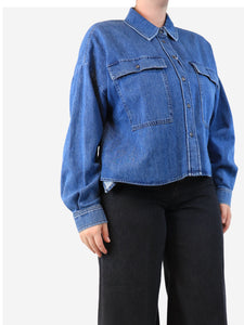Weekend Max Mara Blue denim shirt - size UK 16