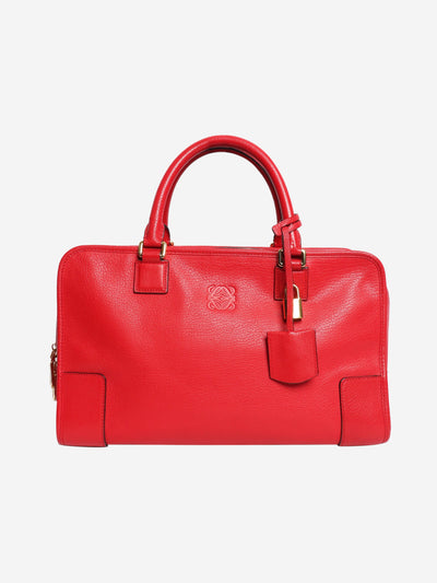 Red Amazona 36 leather bag
