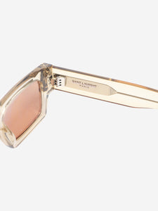 Saint Laurent Yellow transparent sunglasses
