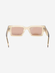 Saint Laurent Yellow transparent sunglasses