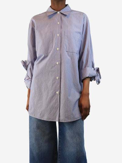Light blue striped pocket shirt - size UK 6 Tops Prada 