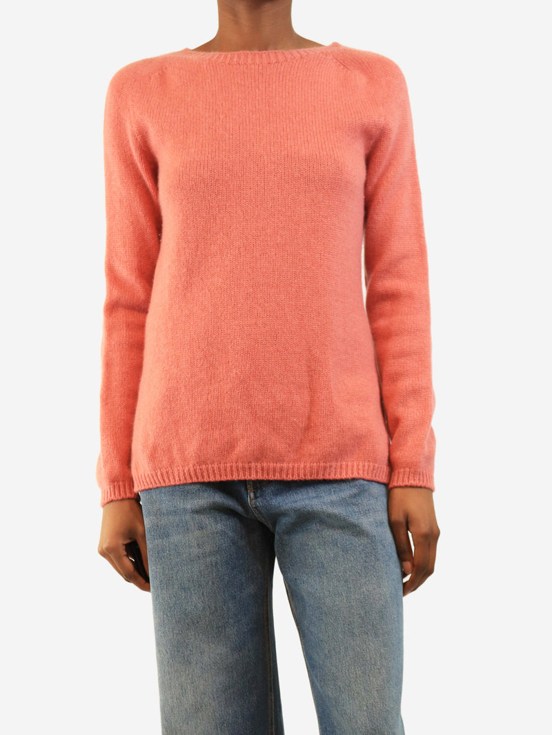 Pink cashmere jumper - size UK 8 Knitwear 'S Max Mara 