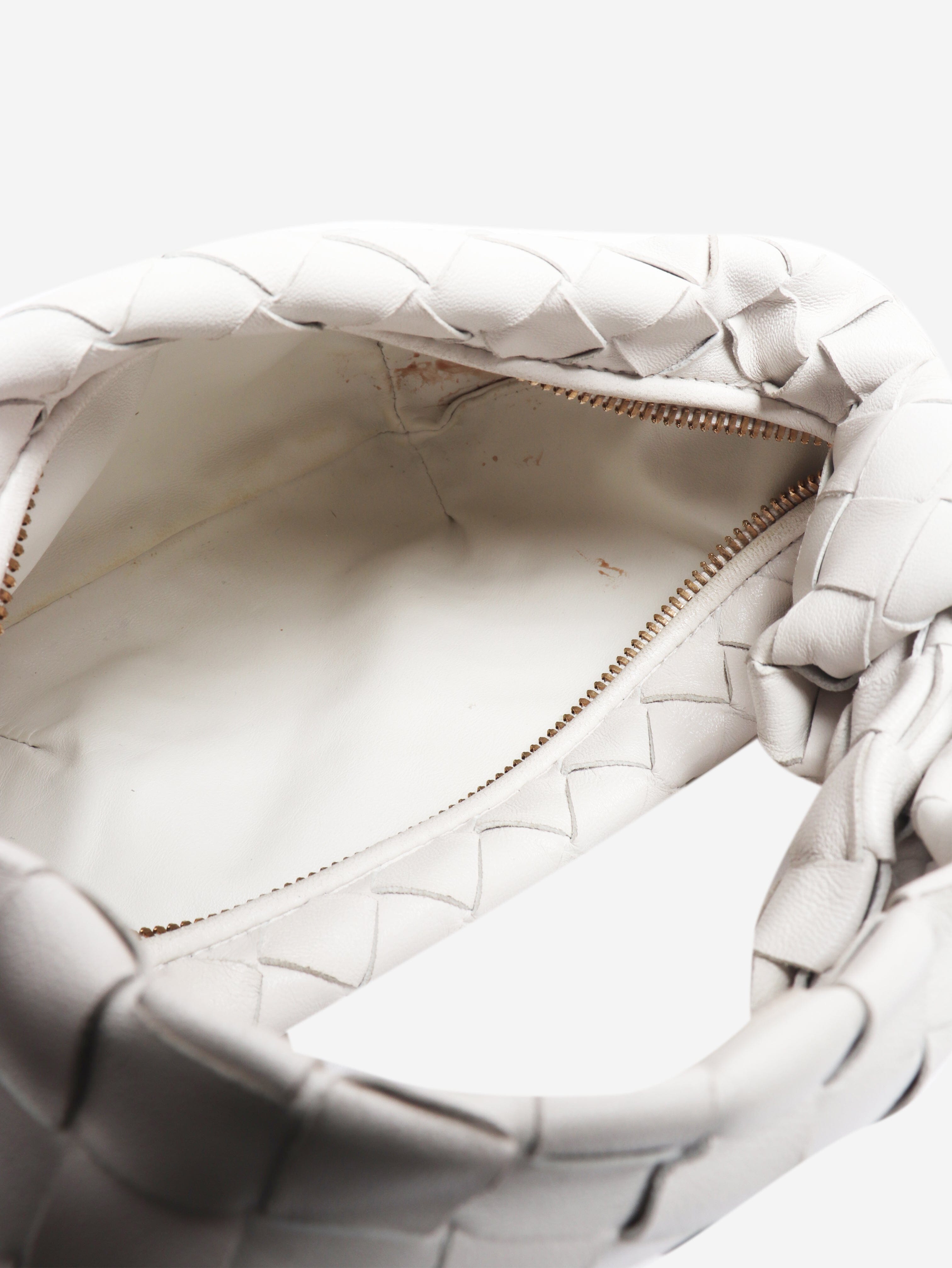 White mini Jodie bag Shoulder bags Bottega Veneta 