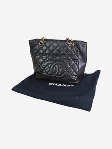Chanel Black caviar lambskin leather 2006-2008 GST tote