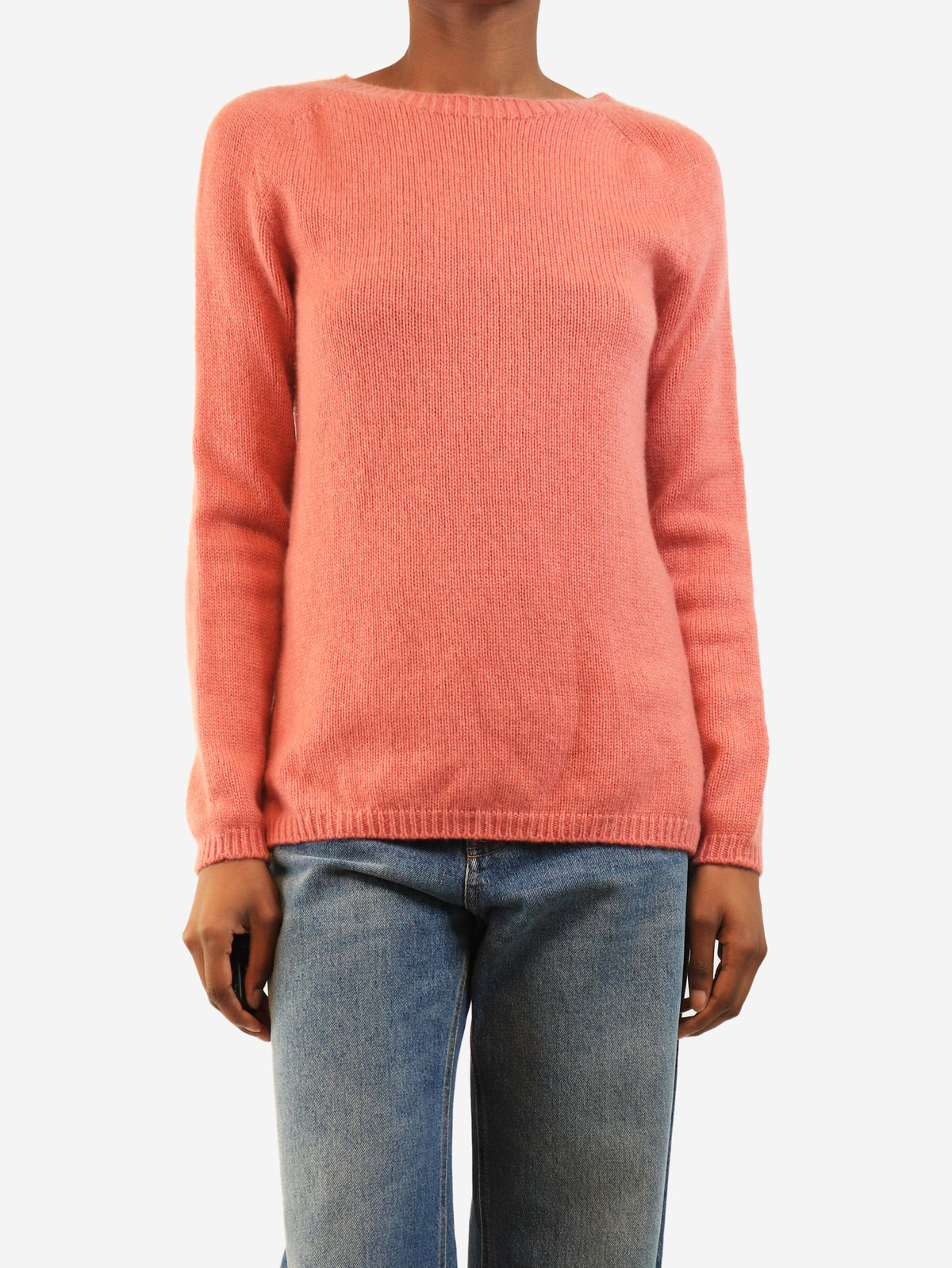 Pink cashmere jumper - size UK 8 Knitwear 'S Max Mara 