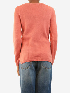Pink cashmere jumper - size UK 8 Knitwear 'S Max Mara 