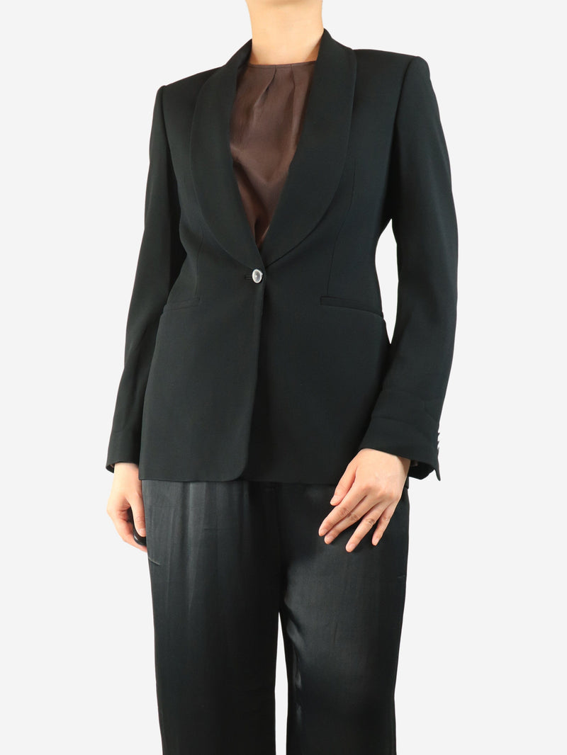 Black fitted blazer - size UK 10 Coats & Jackets Joseph 