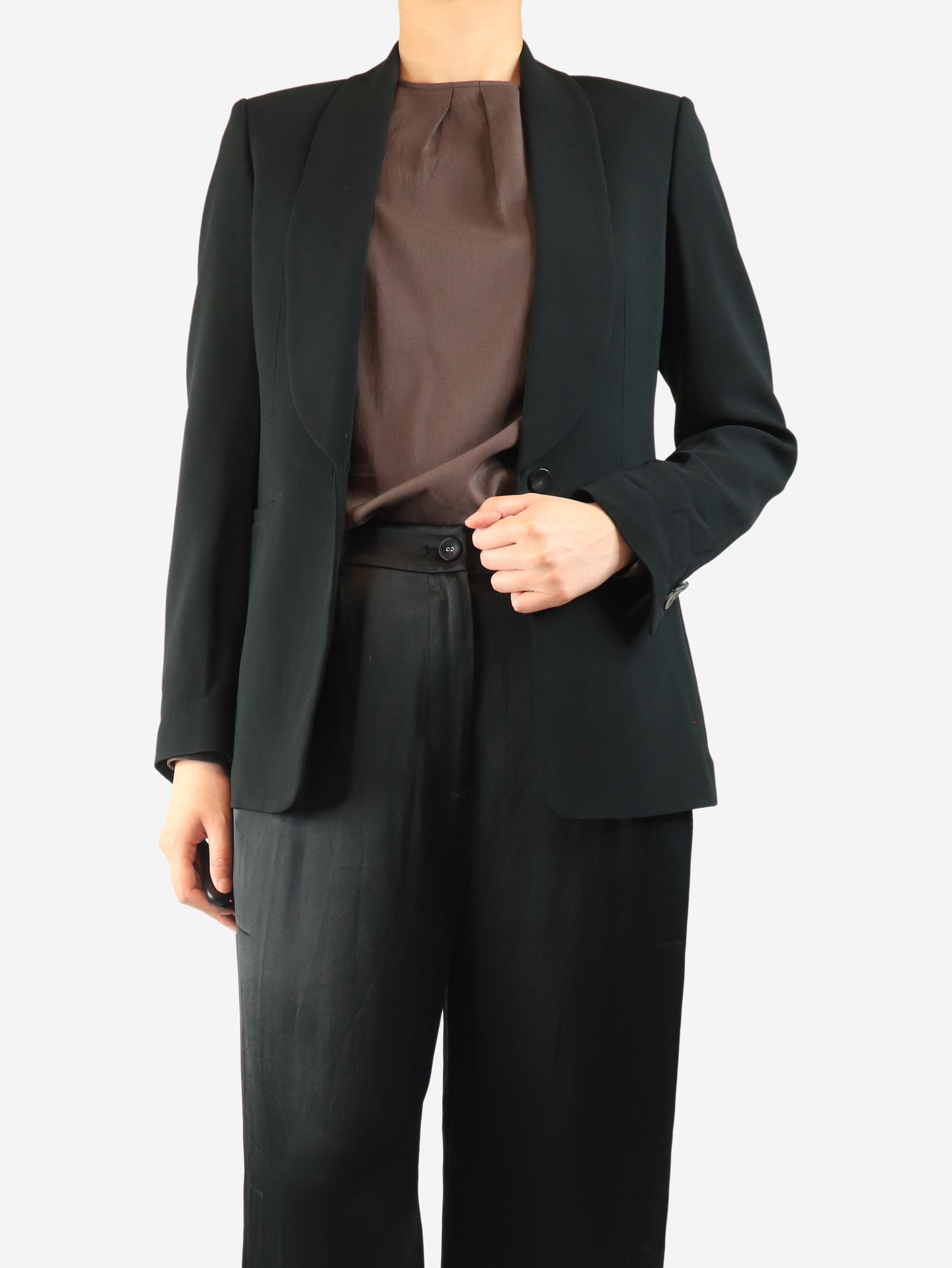 Black fitted blazer - size UK 10 Coats & Jackets Joseph 