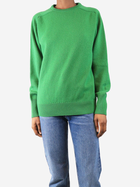 Green cashmere jumper - size XS product image