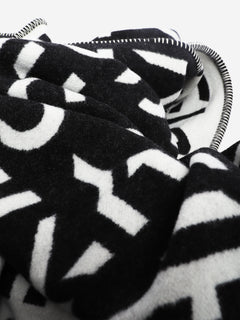 Black Alphabeta blanket Homeware Byredo 