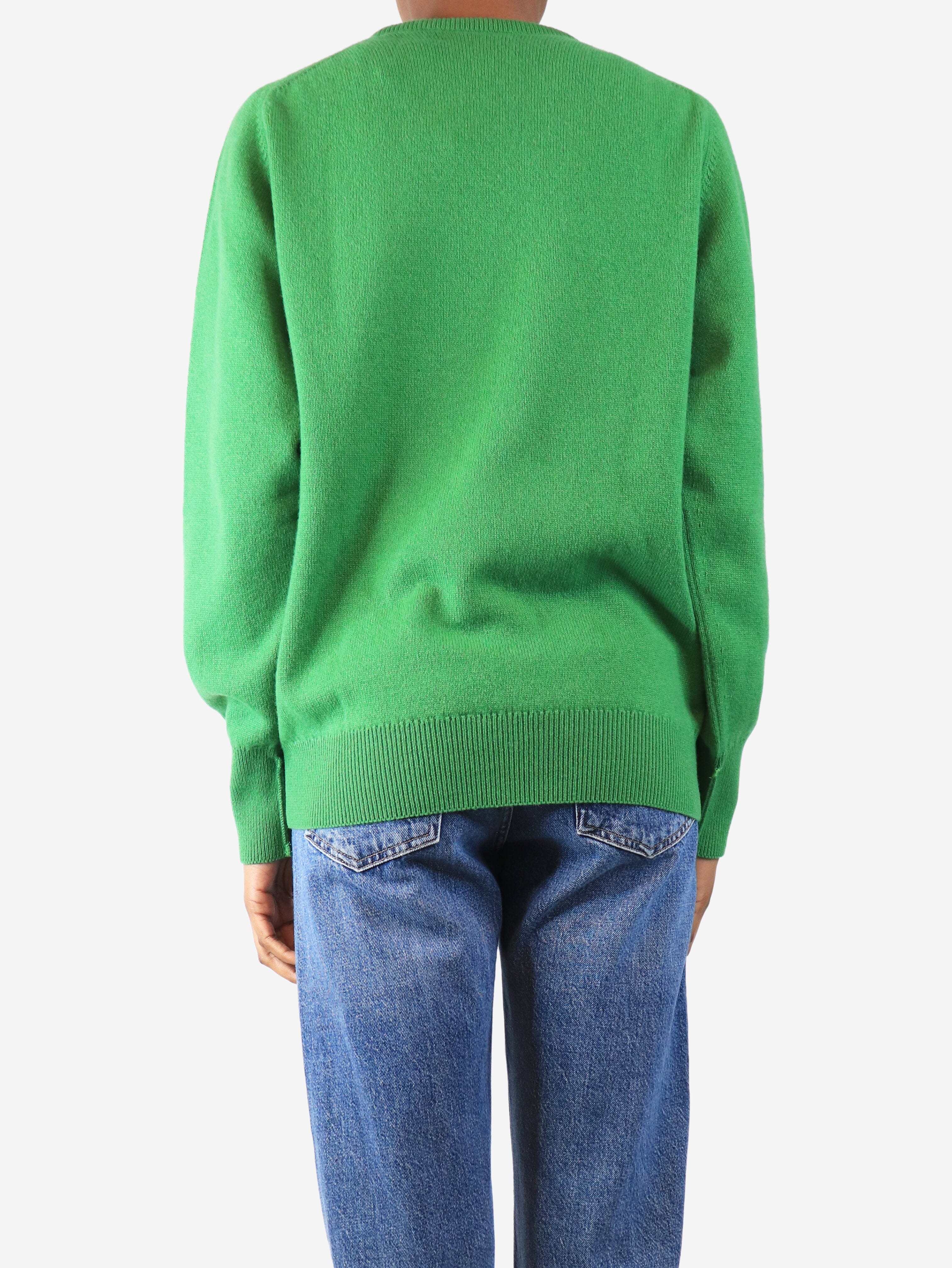 Green cashmere jumper - size XS Knitwear Crimson 
