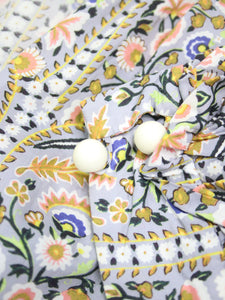Anna Mason Multicoloured floral wrap dress - size UK 10