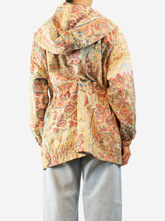 Multicolour floral rain jacket - size UK 10 Coats & Jackets Etro 