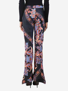 Black paisley trousers - size UK 8 Trousers Chloe 