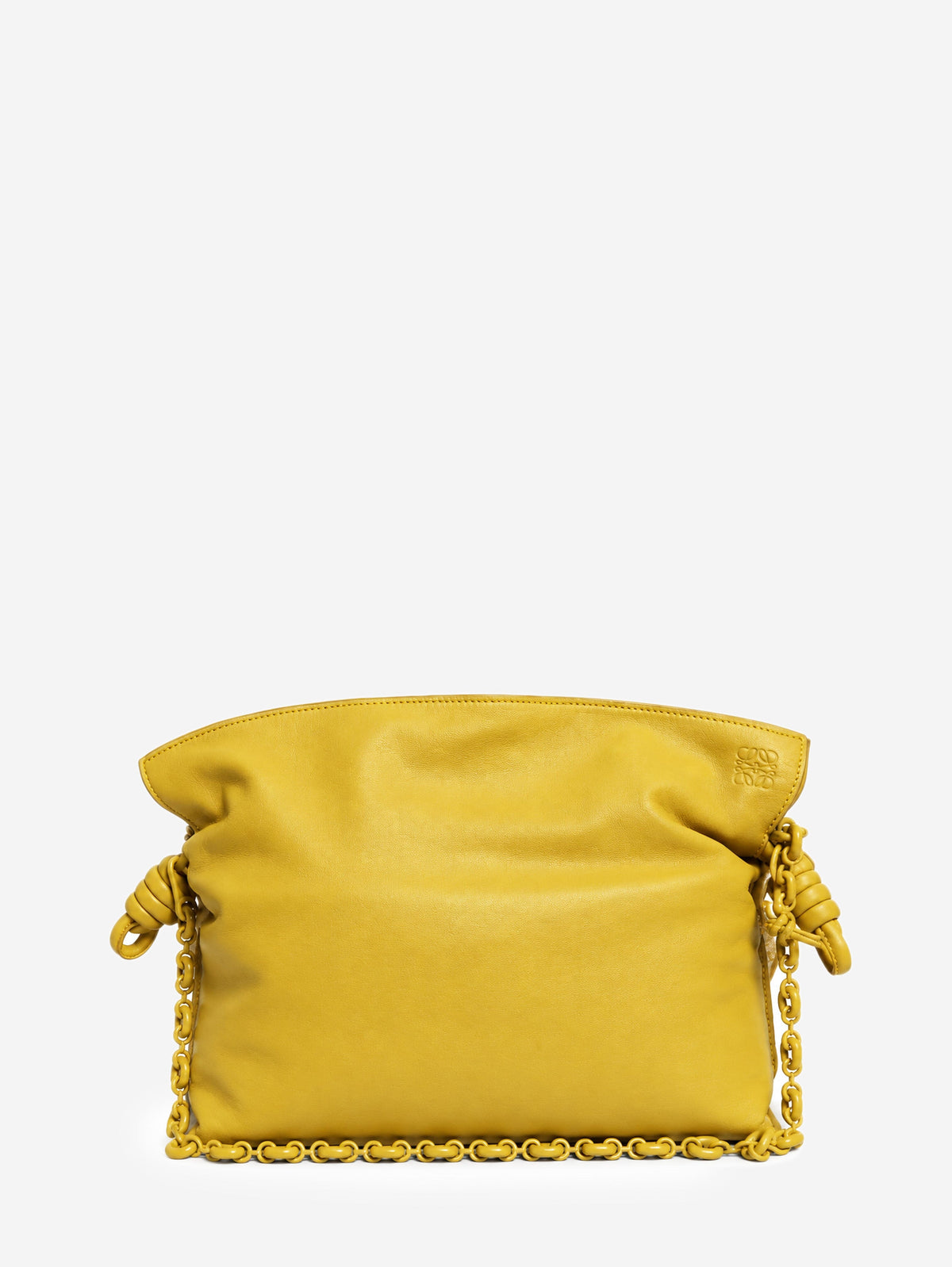 Yellow nappa leather Flamenco clutch bag Shoulder bags Loewe 