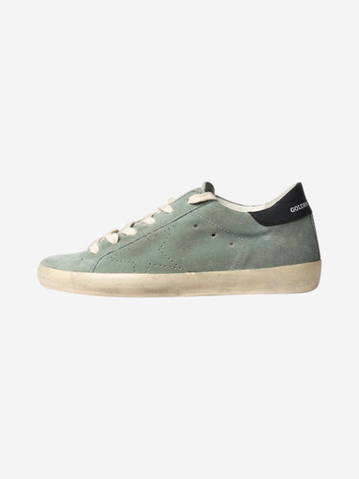 Slate blue Superstar suede trainers - size EU 37 Trainers Golden Goose Deluxe Brand 