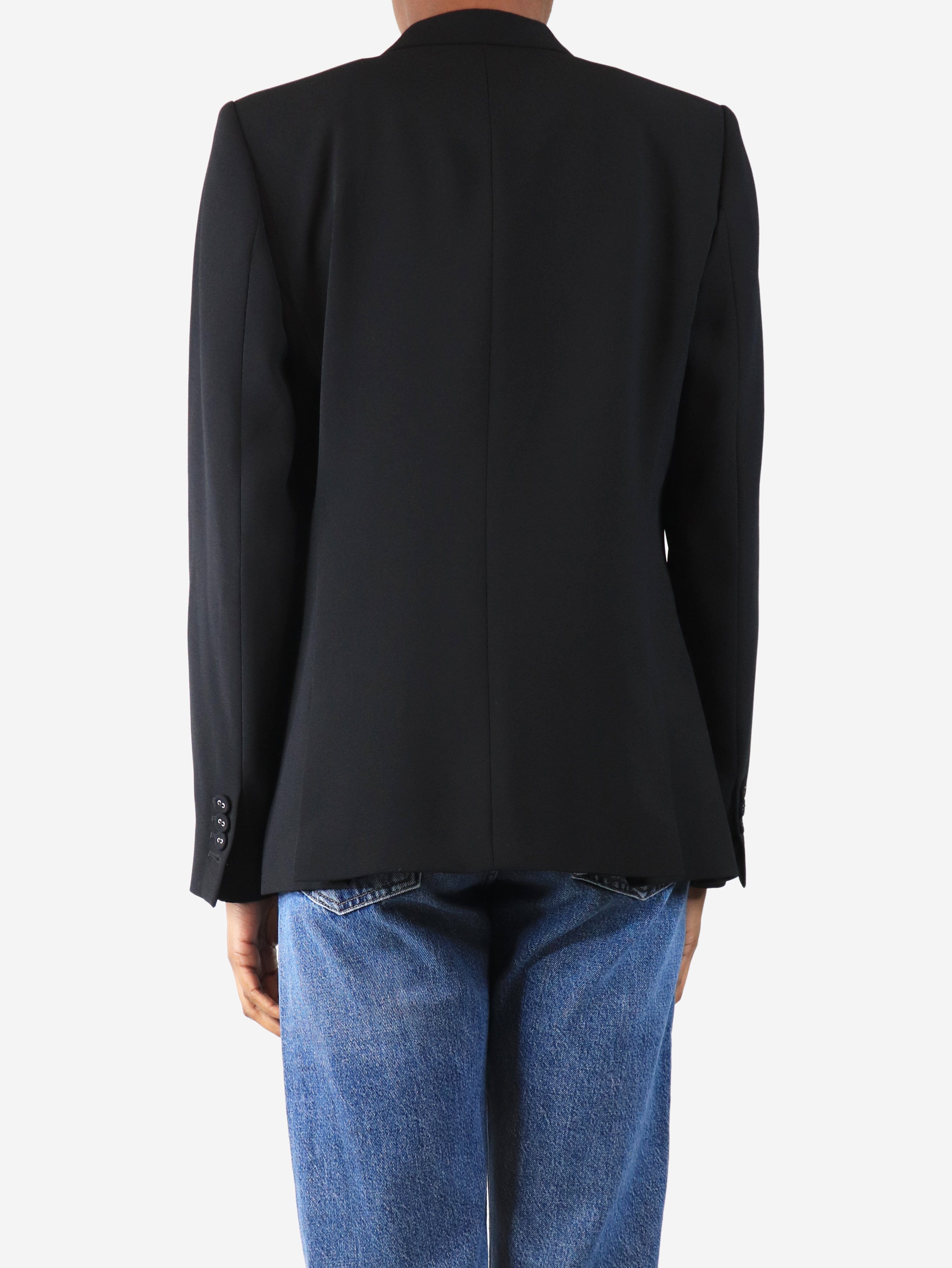 Black Marta crepe jacket - size UK 8 Coats & Jackets The Kooples 