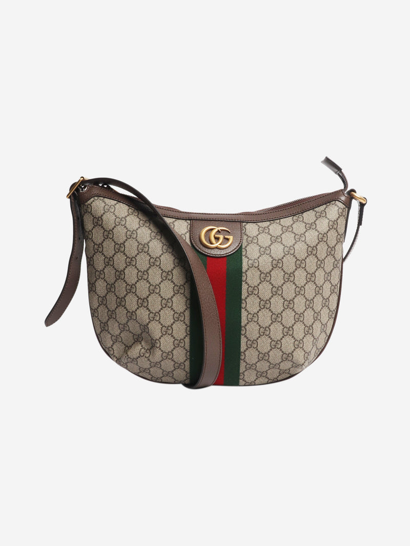 Brown Ophidia half moon hobo bag Shoulder bags Gucci 