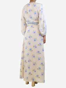 Vilshenko White Emma maxi dress - size UK 10