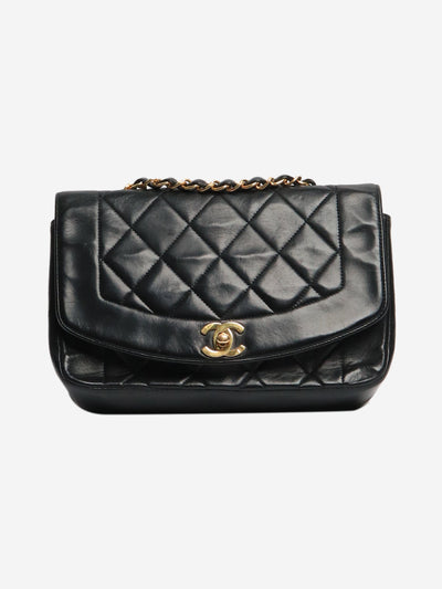 Black vintage 1994 small lambskin Diana bag Shoulder bags Chanel 