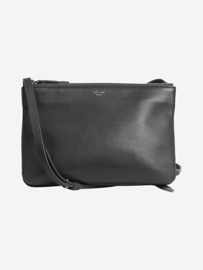 Dark grey Trio leather shoulder bag Shoulder bags Celine 