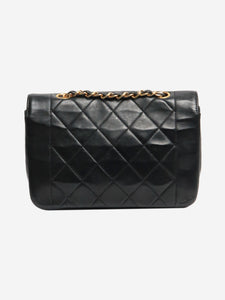 Chanel Black vintage 1994 small lambskin Diana bag