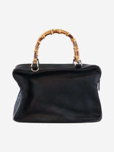 Gucci Black handbag with bamboo handle