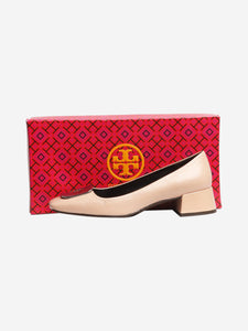 Tory Burch Pink square-toe pumps - size EU 37.5