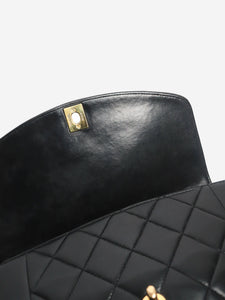 Chanel Black vintage 1994 small lambskin Diana bag