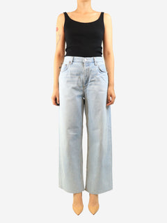 Light wash loose-fit denim jeans - size UK 12 Denim Agolde 